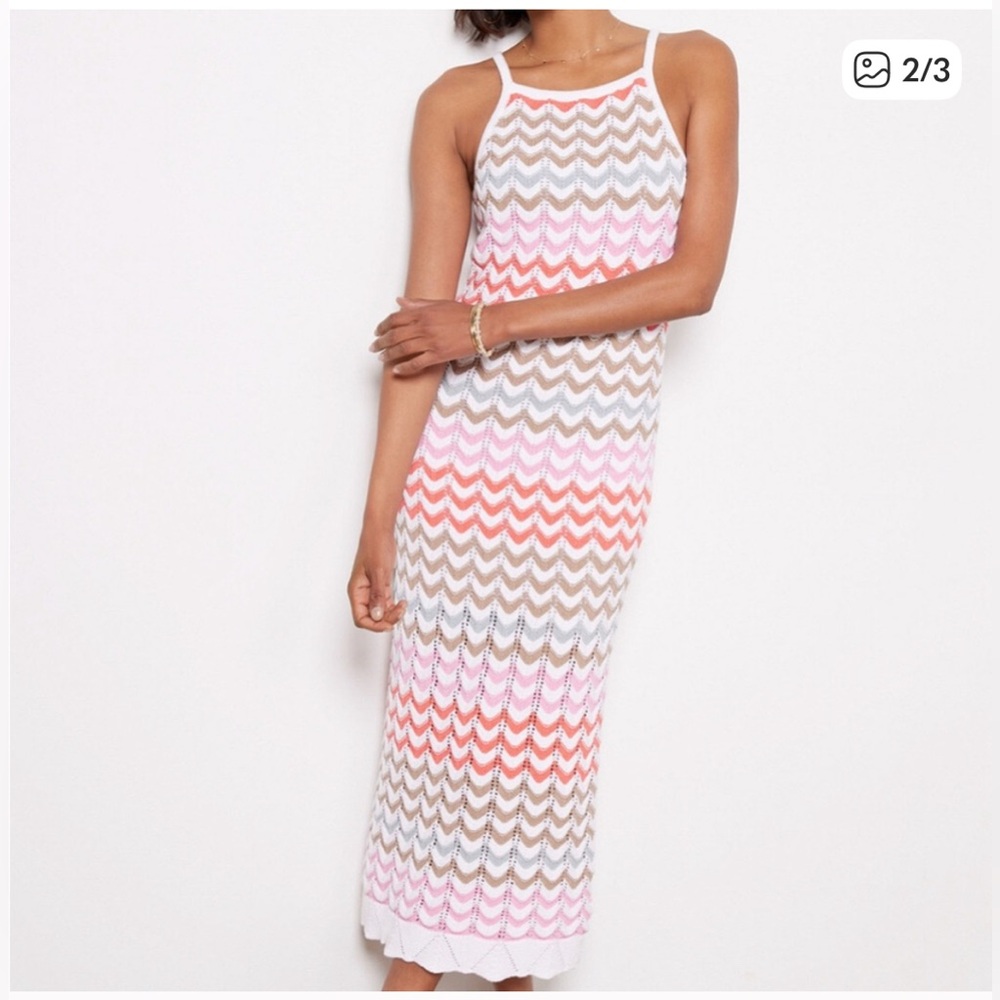 ZSupply Colorful Chevron Maxi Dress